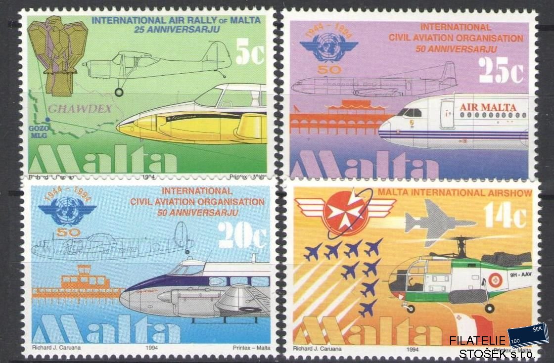 Malta známky Mi 936-39