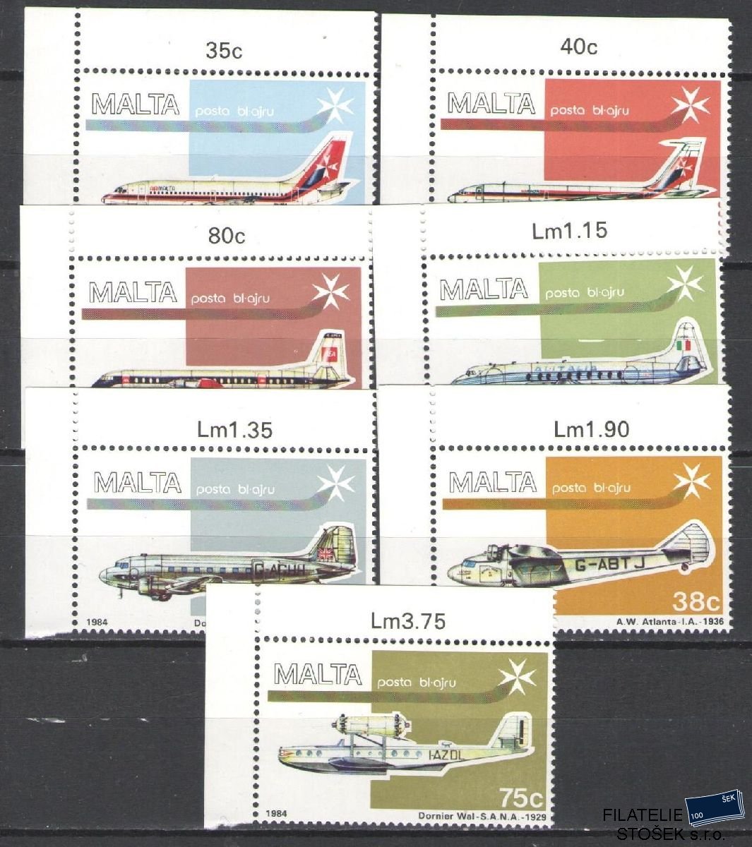 Malta známky Mi 697-703