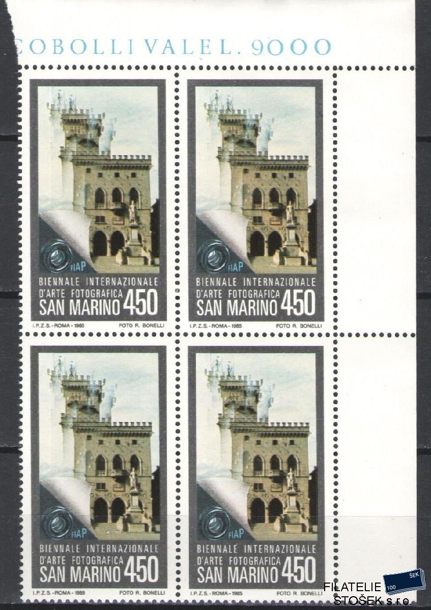 San Marino známky Mi 1324 4 Blok