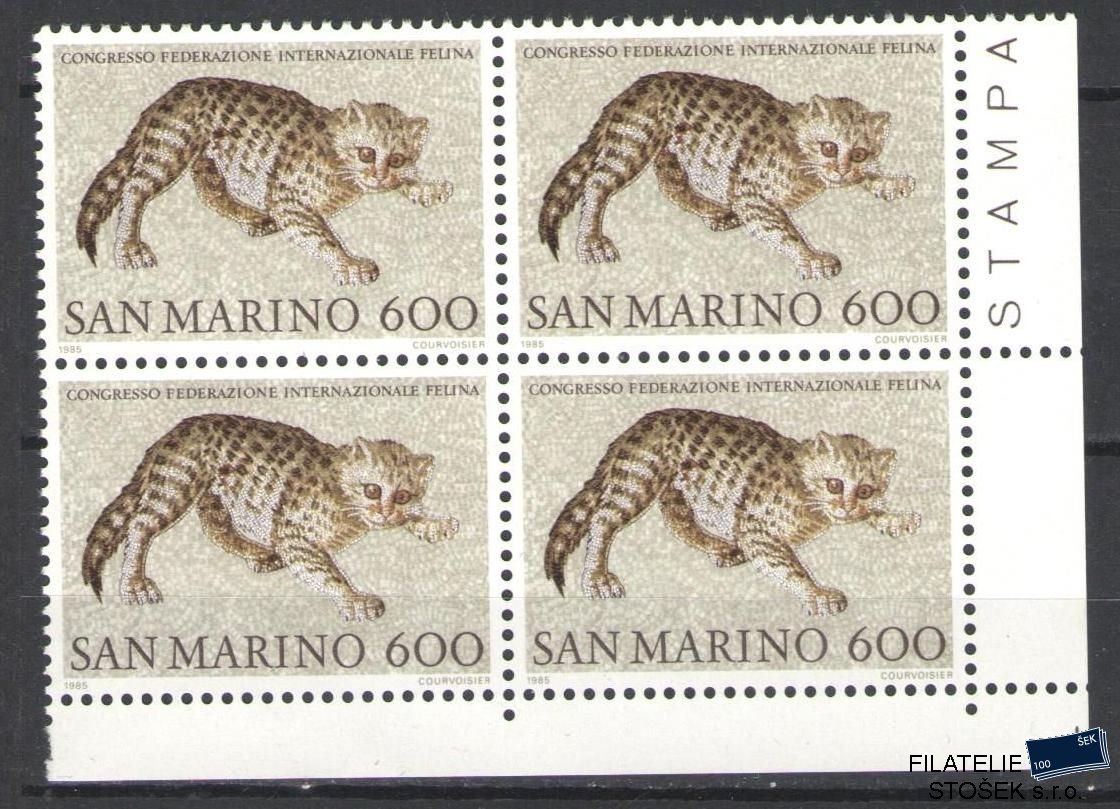 San Marino známky Mi 1331 4 Blok