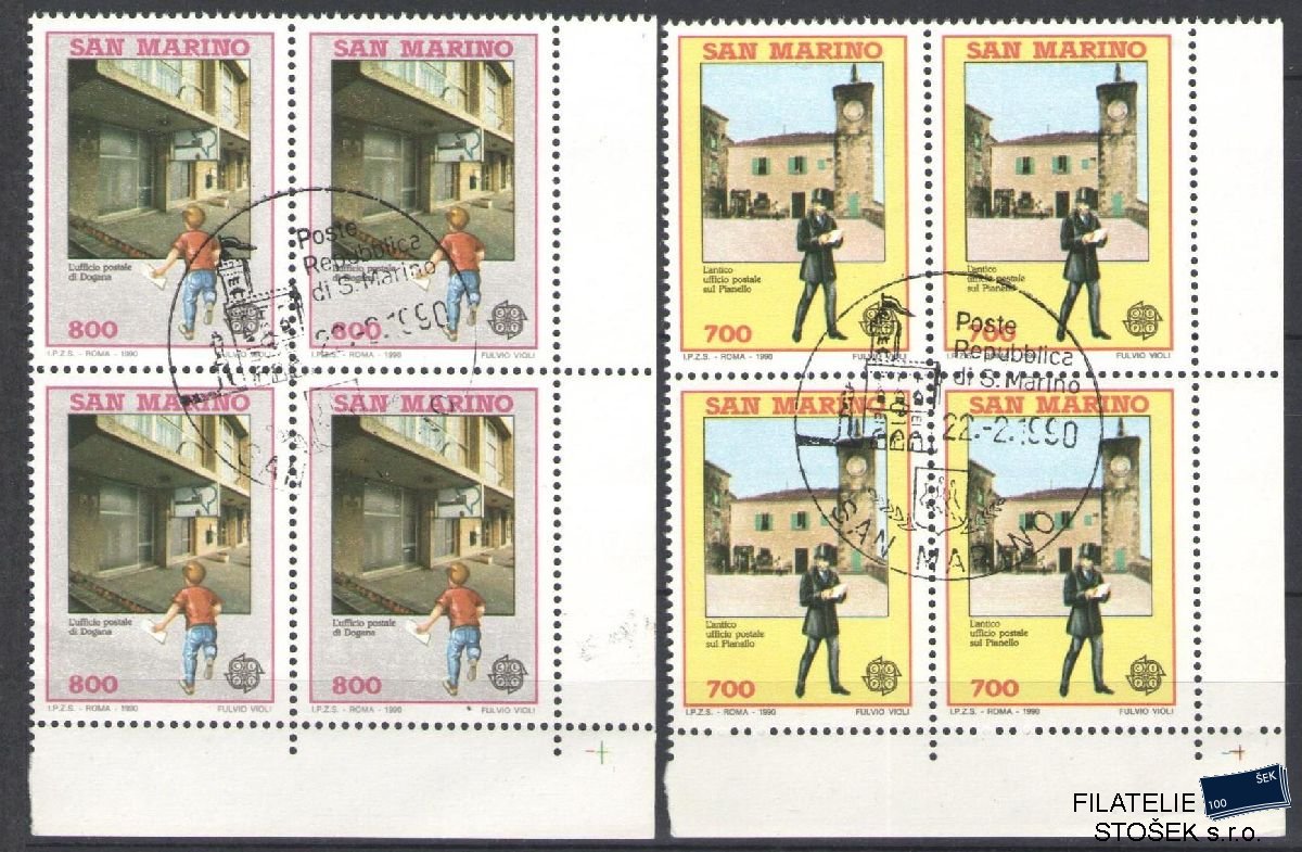 San Marino známky Mi 1432-33 4 Blok