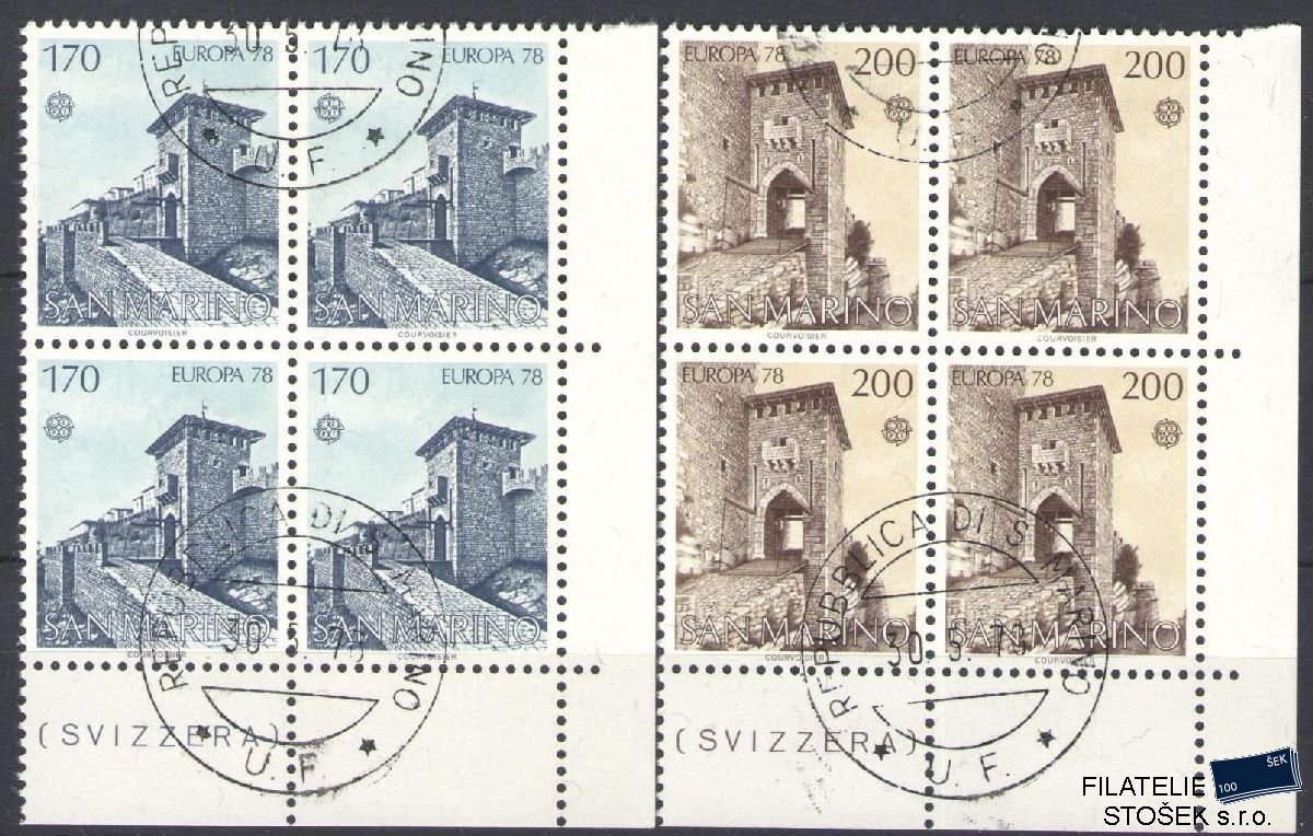 San Marino známky Mi 1156-57 4 Blok