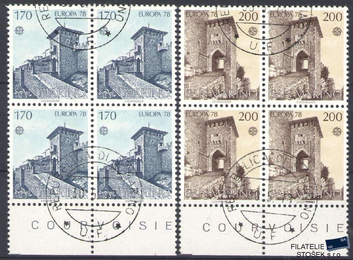 San Marino známky Mi 1156-57 4 Blok