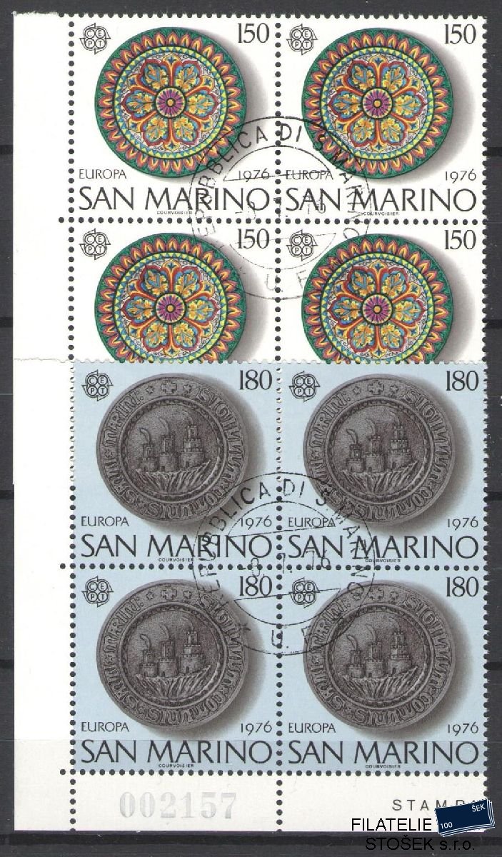 San Marino známky Mi 1119-20 4 Blok