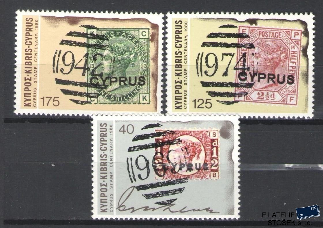 Kypr známky Mi 517-19