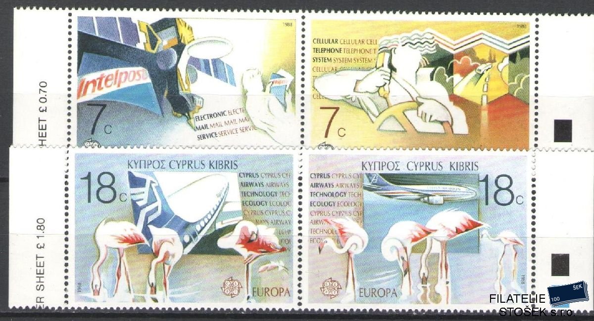 Kypr známky Mi 695-98