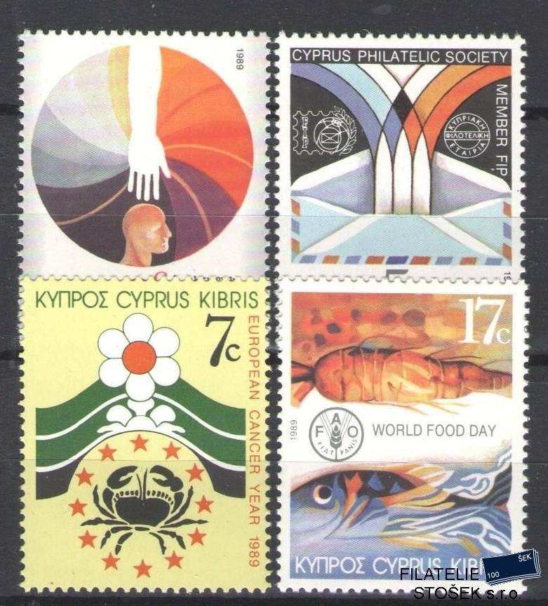 Kypr známky Mi 726-29