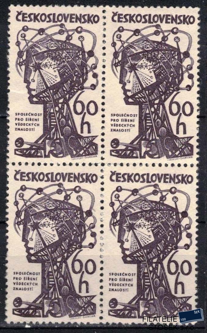 ČSSR známky 1346 Čtyřblok
