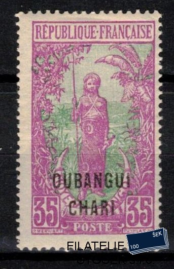 Oubangui-Chari známky Yv 34