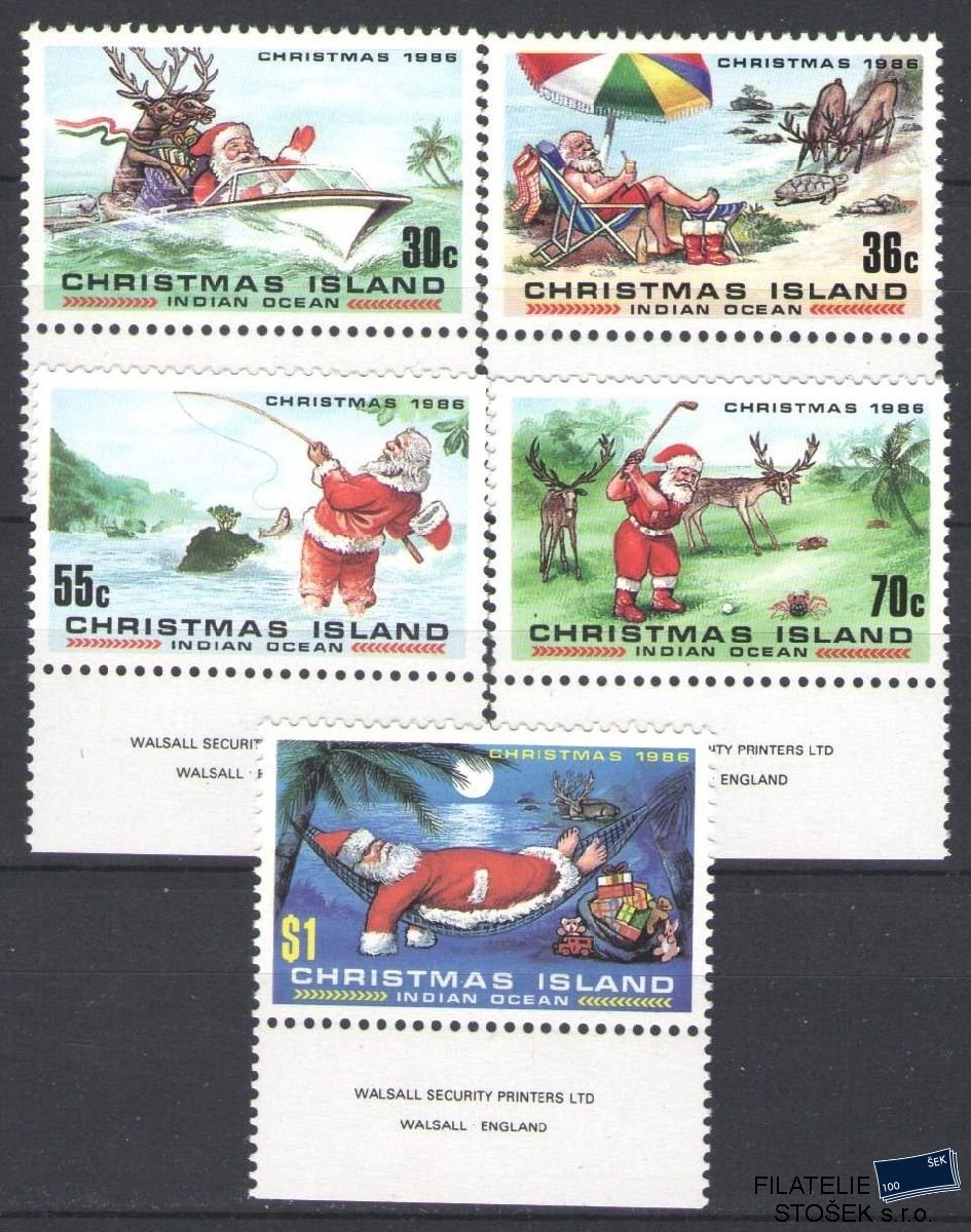 Christmas Island známky Mi 226-30