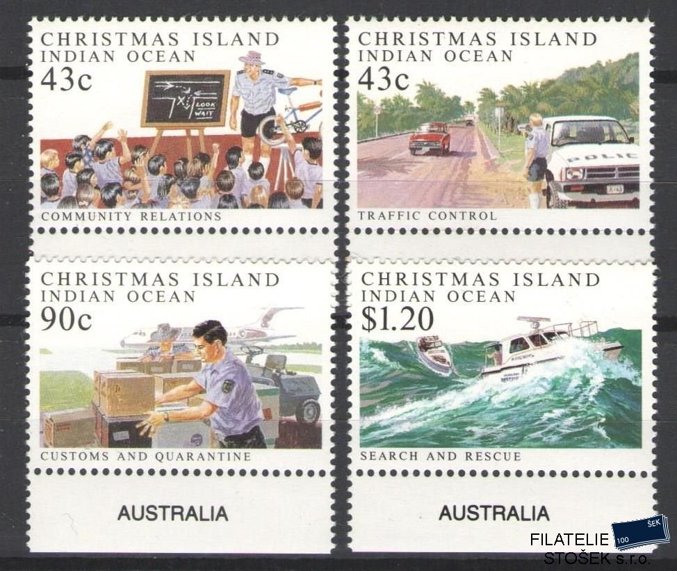 Christmas Island známky Mi 329-32