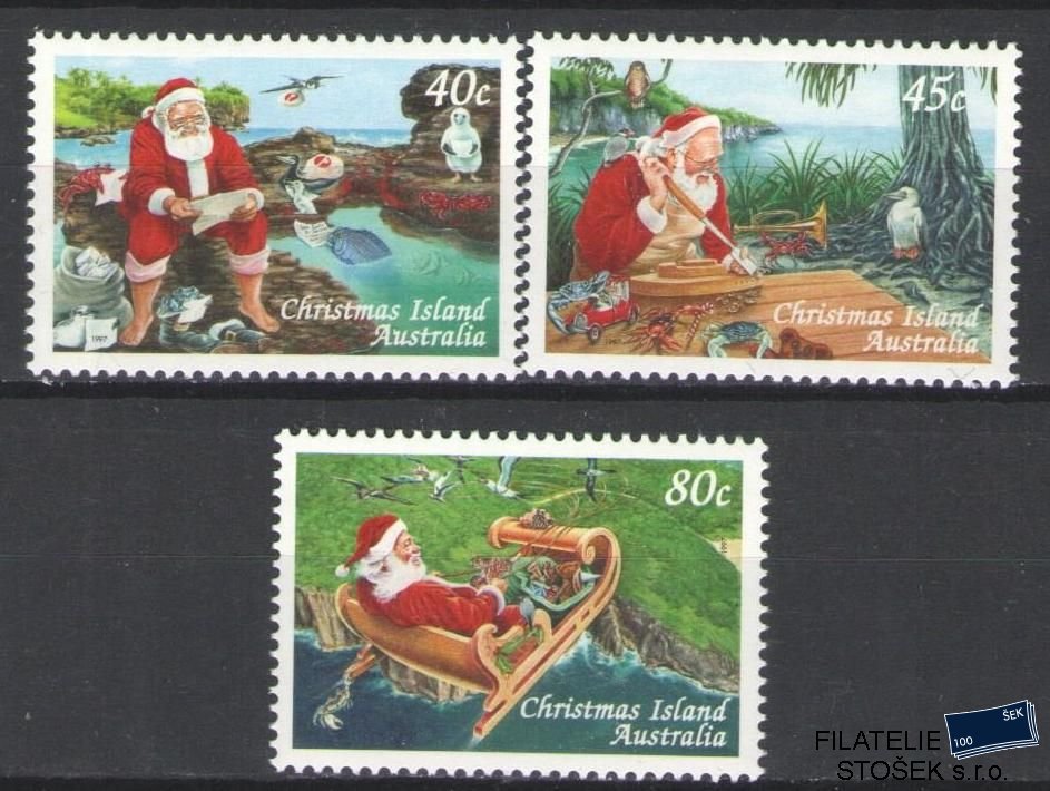 Christmas Island známky Mi 432-34