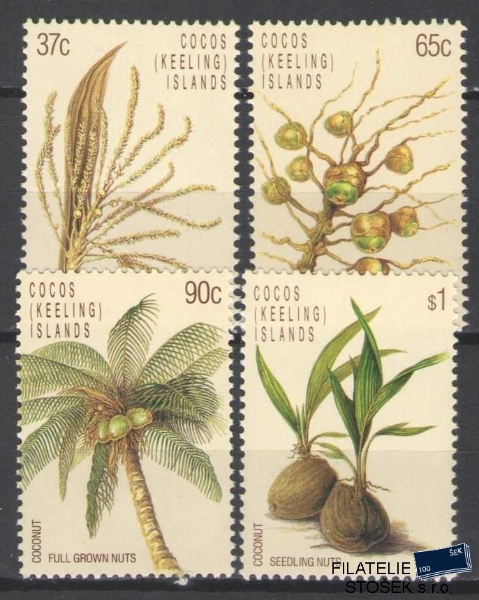 Cocos Islands známky Mi 188-91