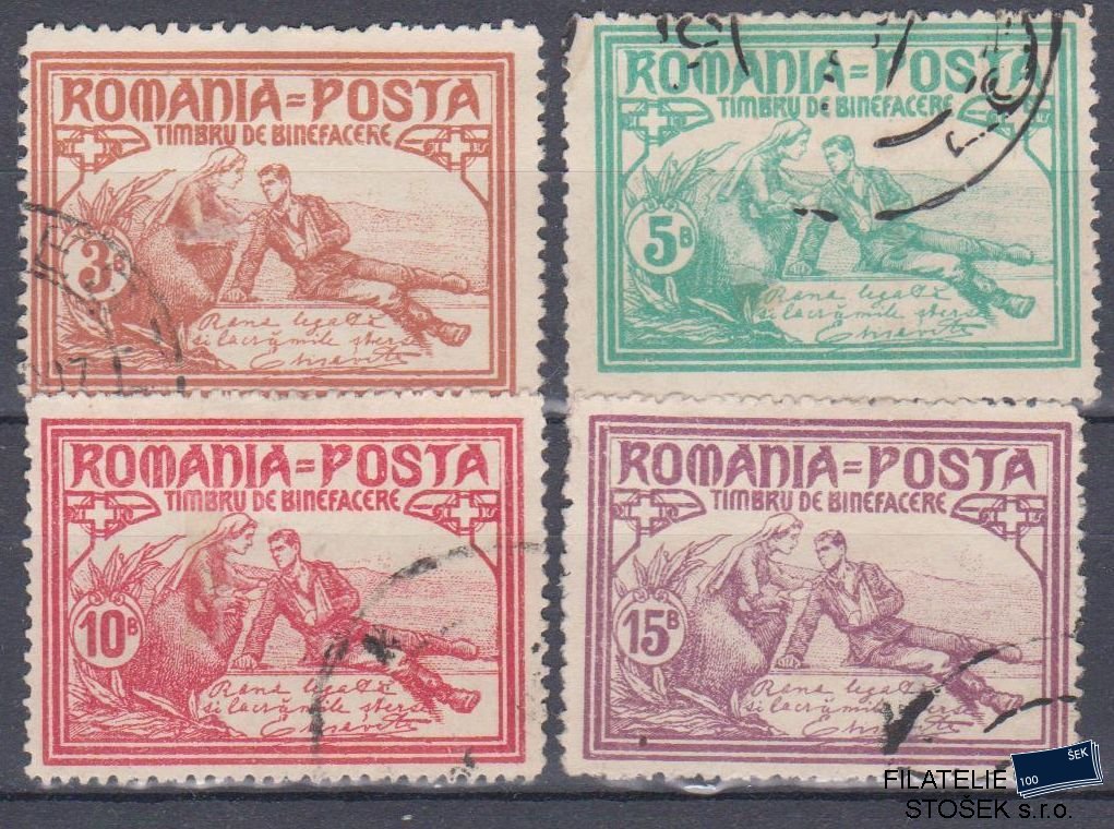 Rumunsko známky Mi 169-72