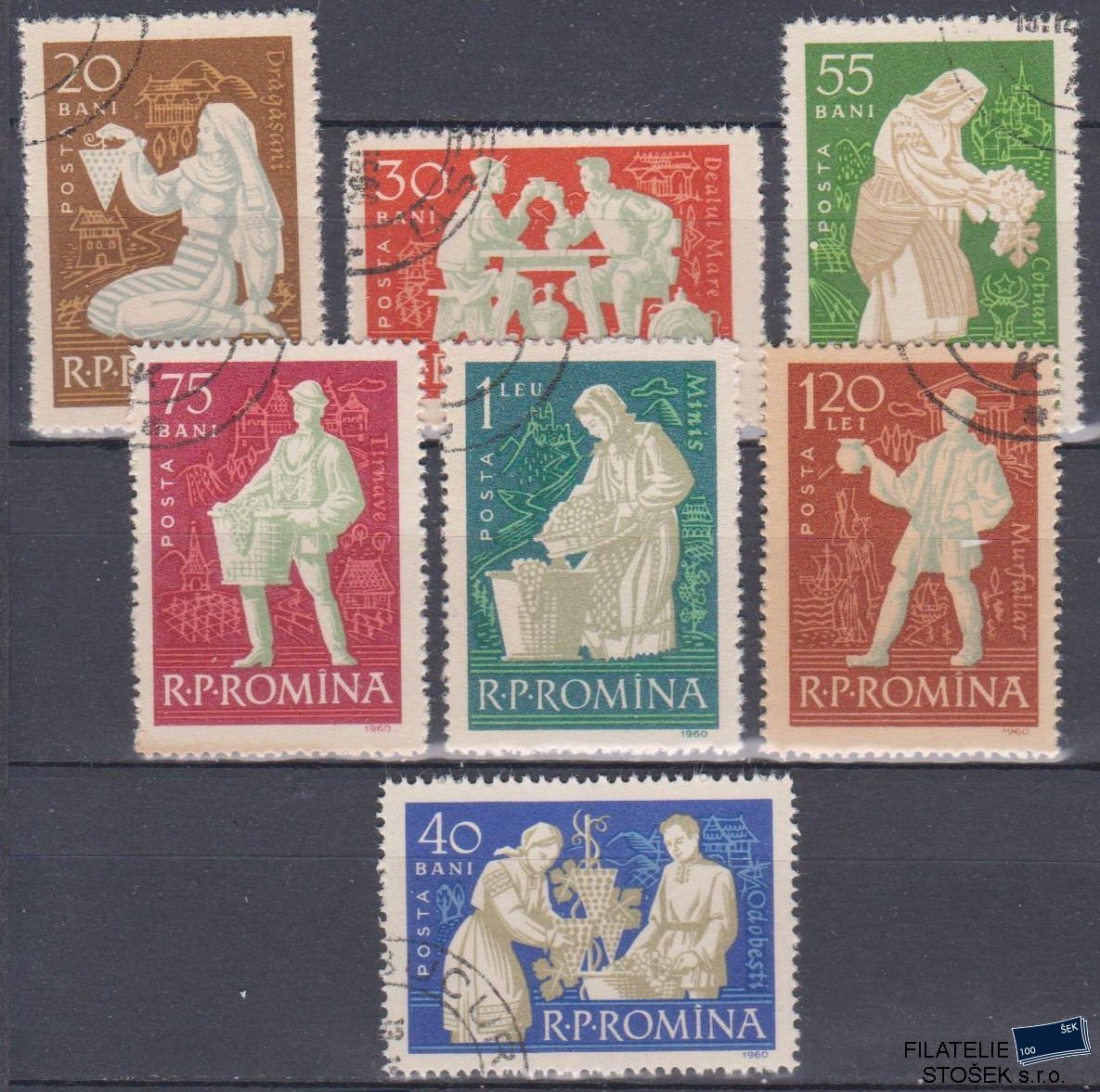 Rumunsko známky Mi 1934-40