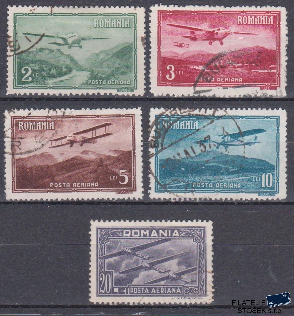 Rumunsko známky Mi 419-23