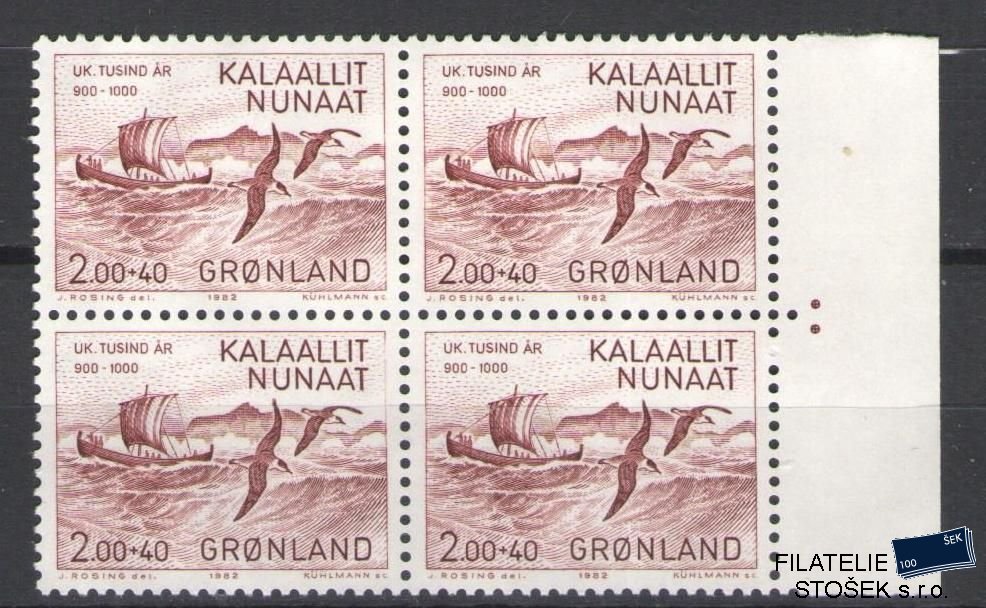 Grónsko známky Mi 137 4 Blok