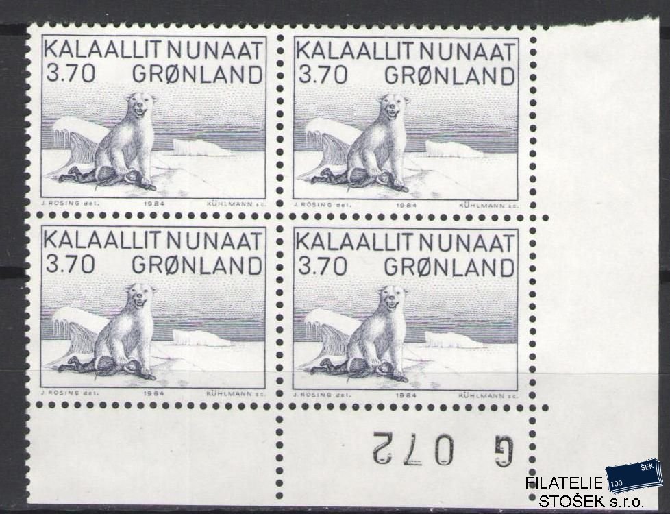 Grónsko známky Mi 147 4 Blok