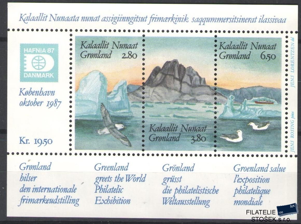 Grónsko známky Mi Blok 1