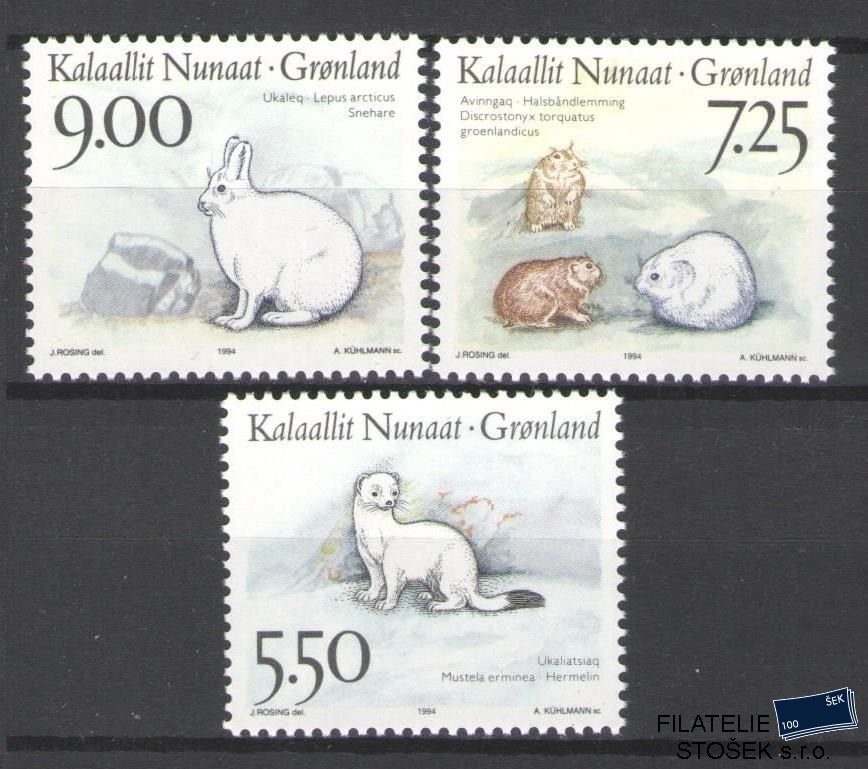 Grónsko známky Mi 249-51