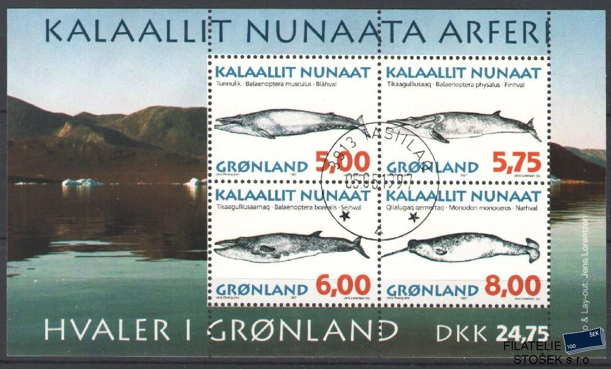 Grónsko známky Mi Blok 13