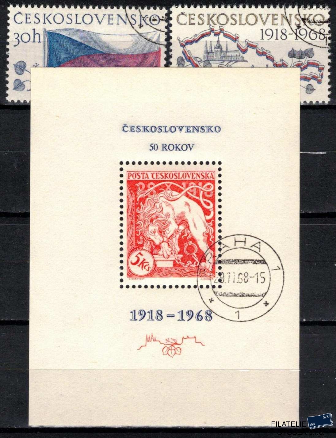 ČSSR známky 1719-20+A 1721
