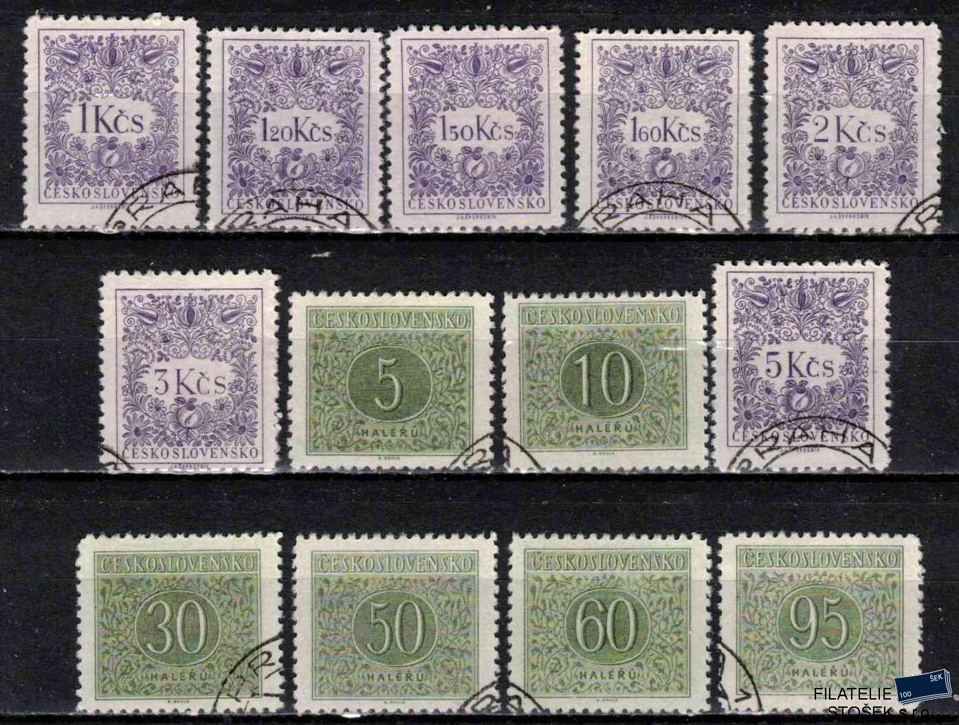 ČSSR známky DL 79-91 A