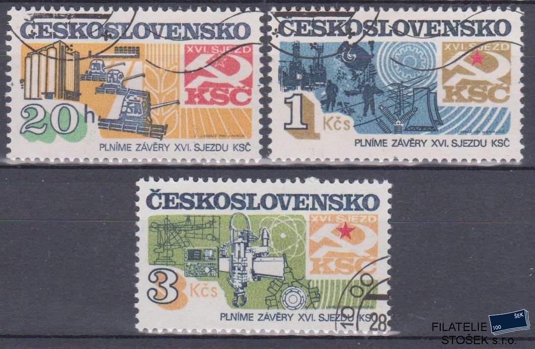 ČSSR známky 2557-9