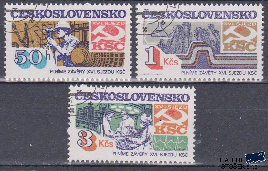 ČSSR známky 2608-10