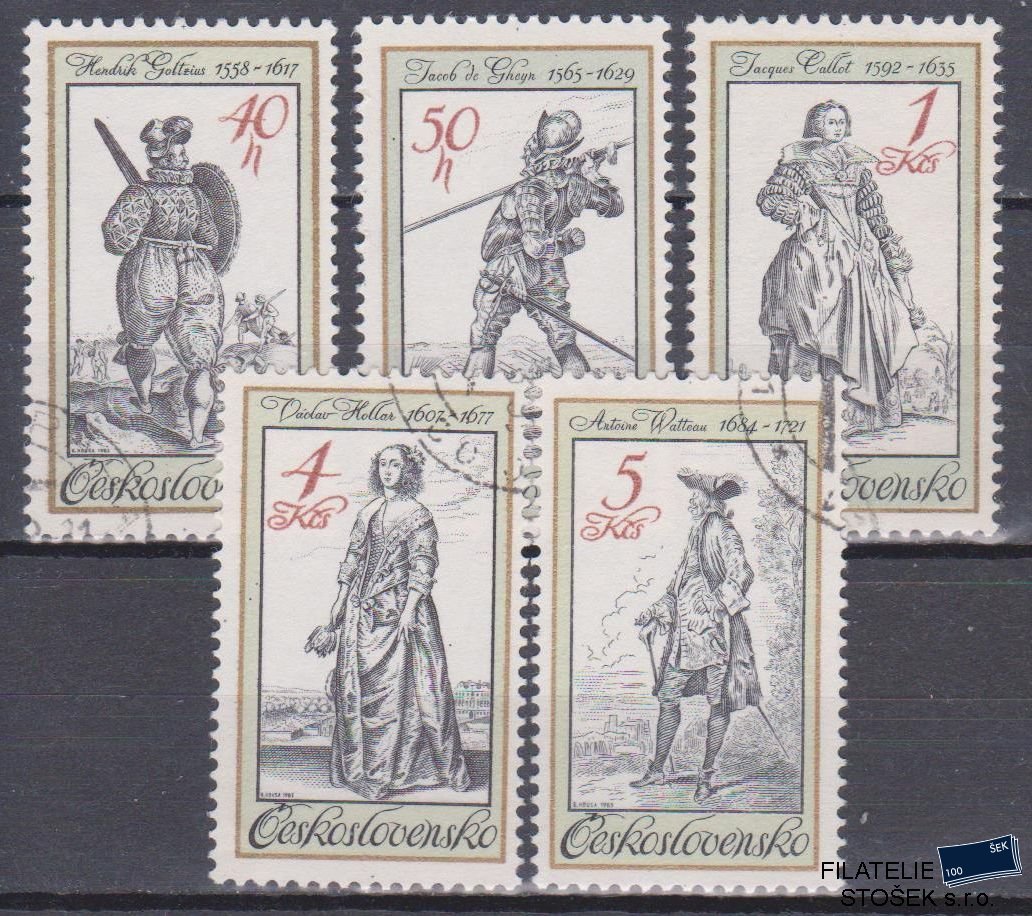 ČSSR známky 2621-5