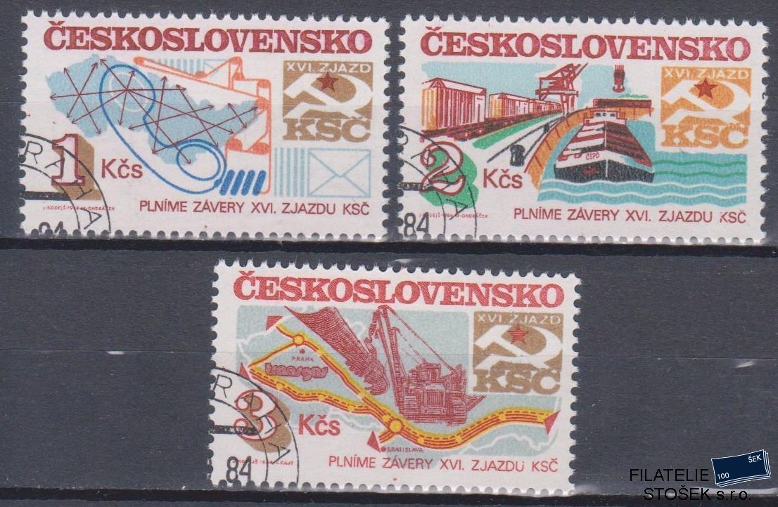 ČSSR známky 2668-70