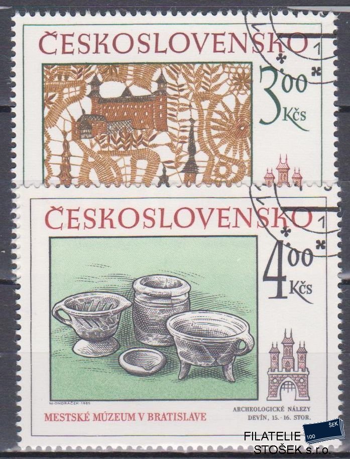 ČSSR známky 2707-8