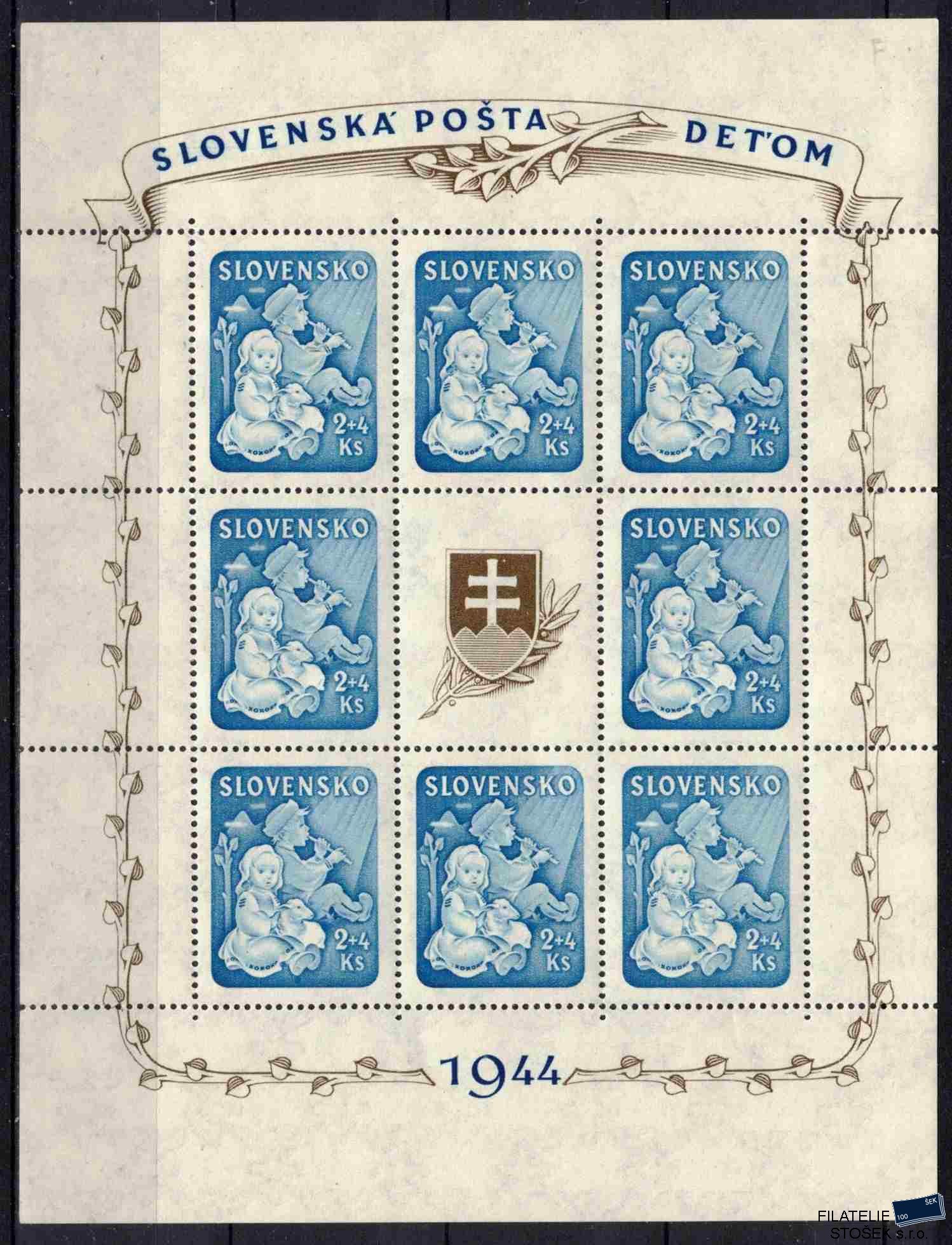 Slovensko známky 119 A TD F