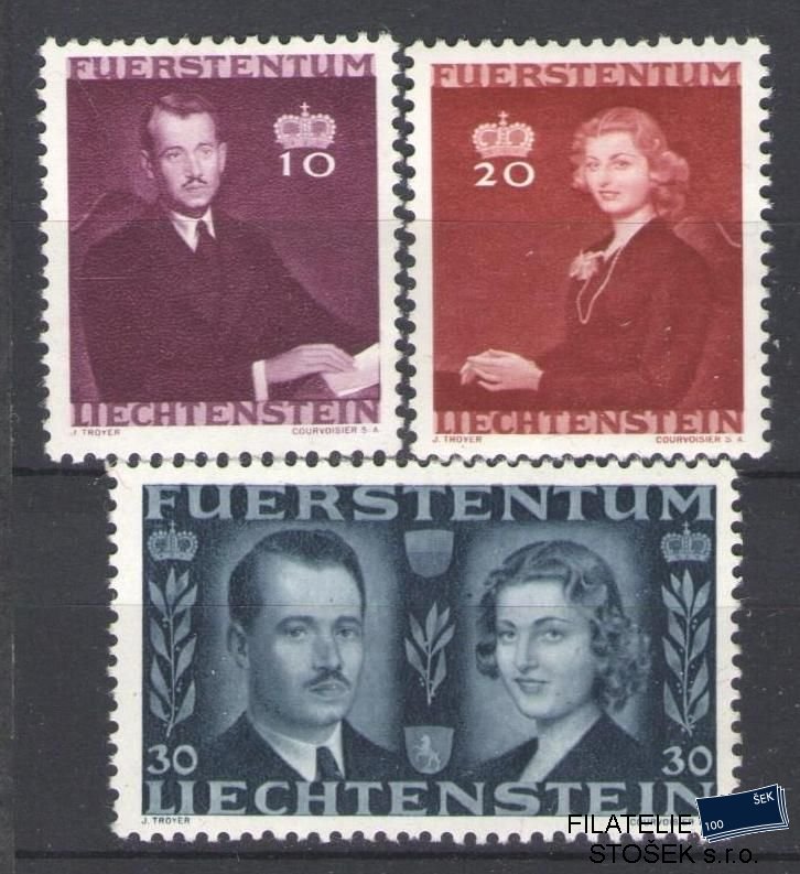 Liechtenstein známky Mi 211-13