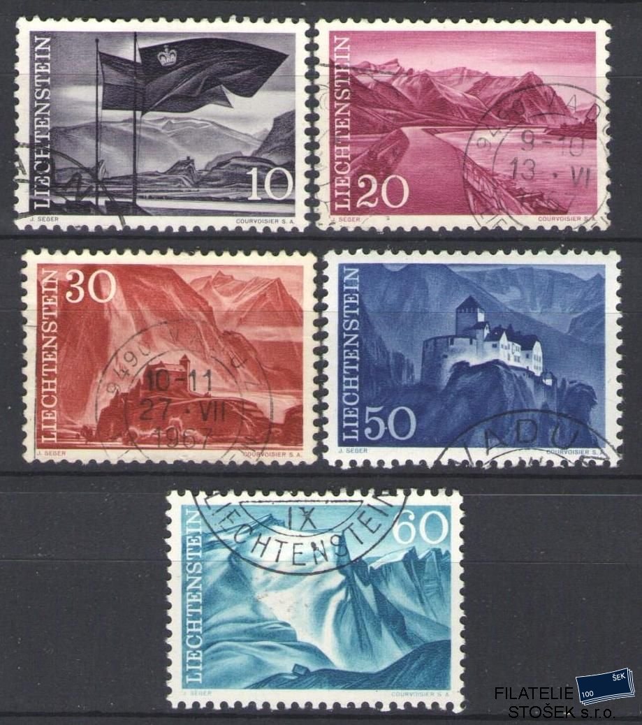 Liechtenstein známky Mi 381-85