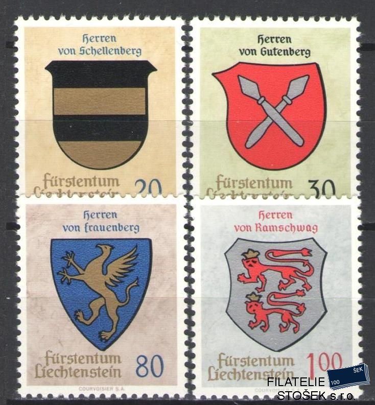 Liechtenstein známky Mi 450-53
