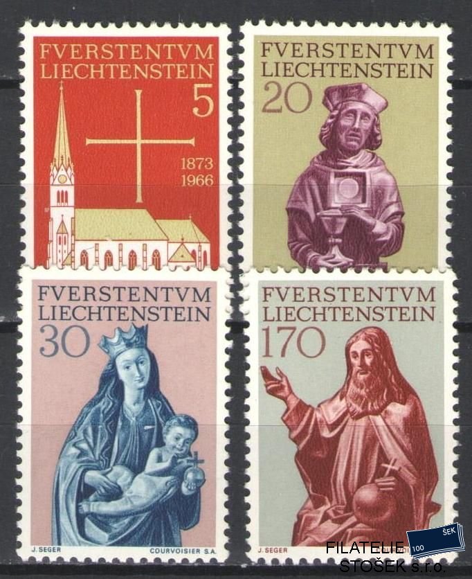 Liechtenstein známky Mi 470-73