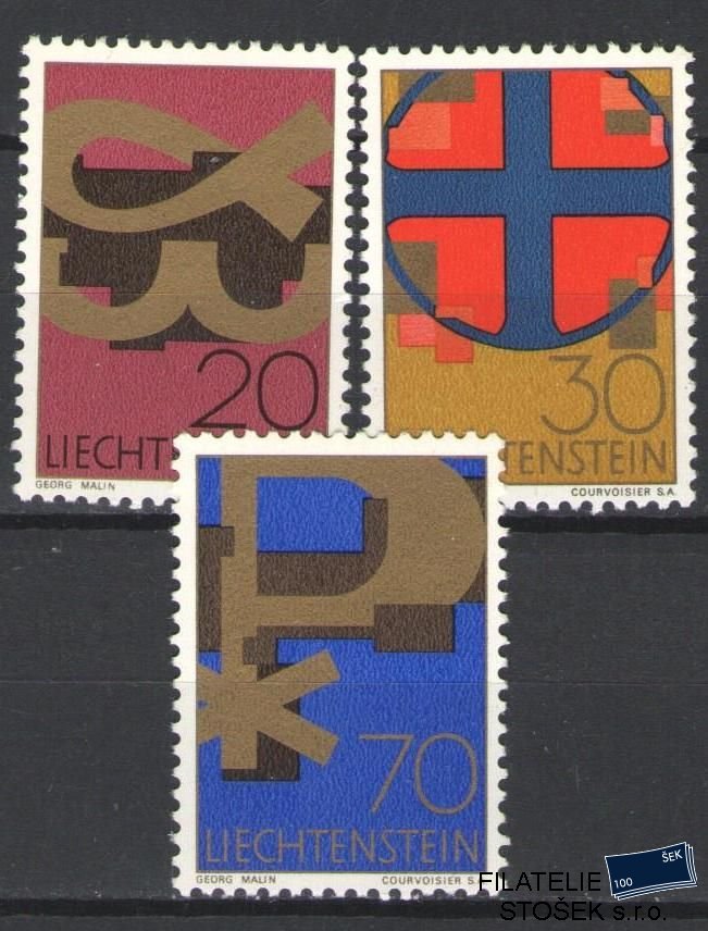 Liechtenstein známky Mi 482-84