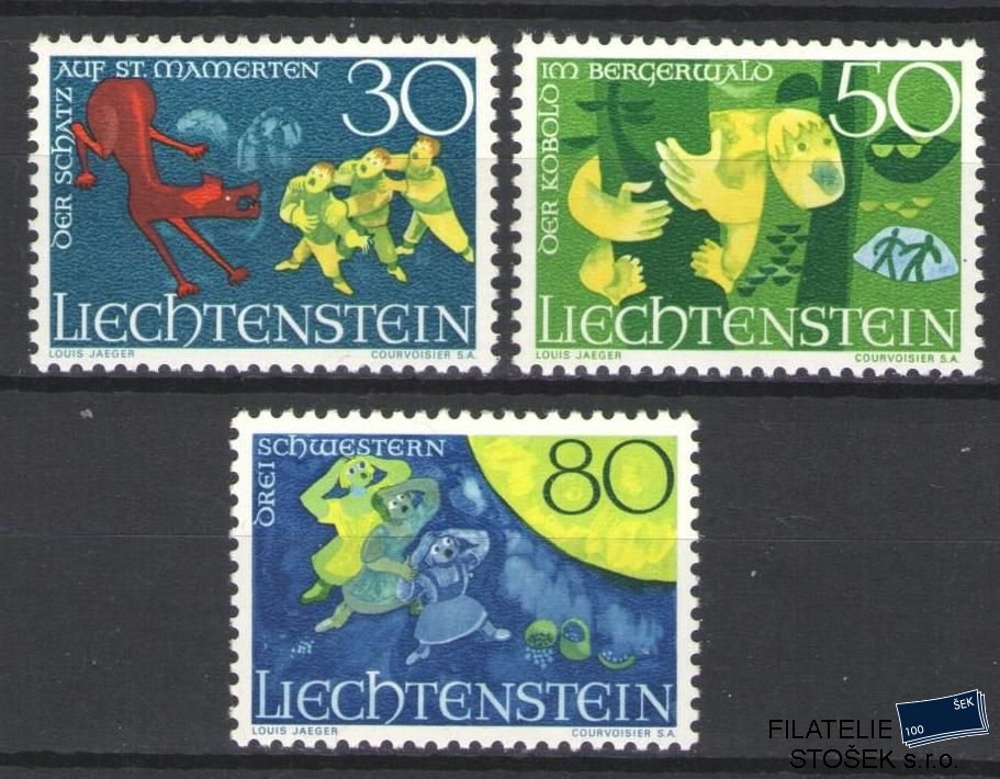 Liechtenstein známky Mi 497-99