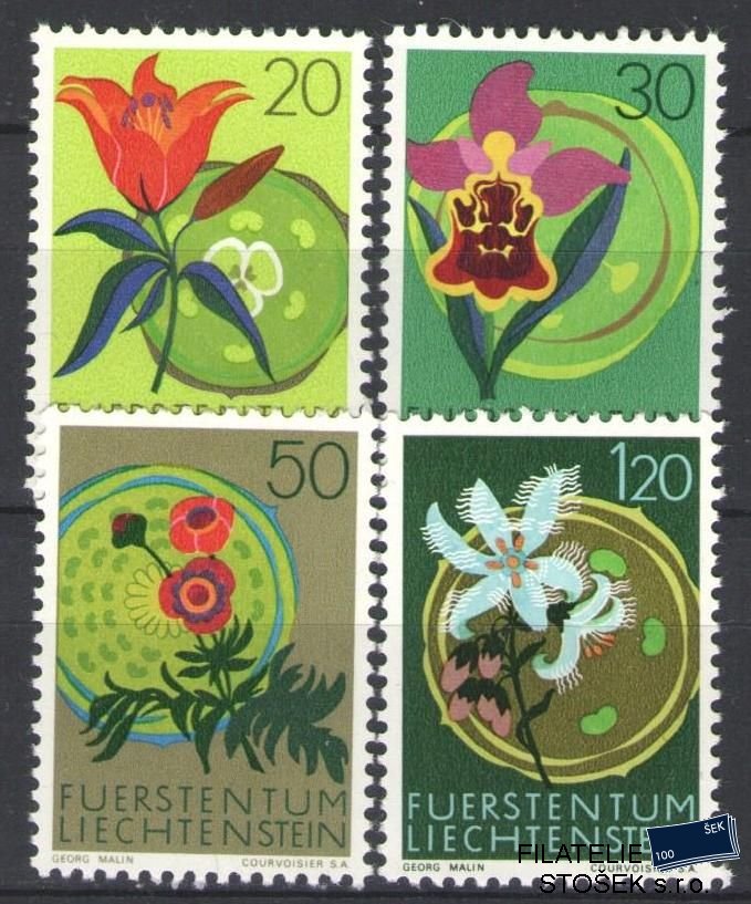 Liechtenstein známky Mi 521-24