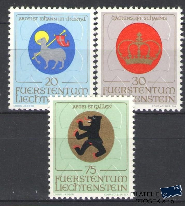 Liechtenstein známky Mi 533-35