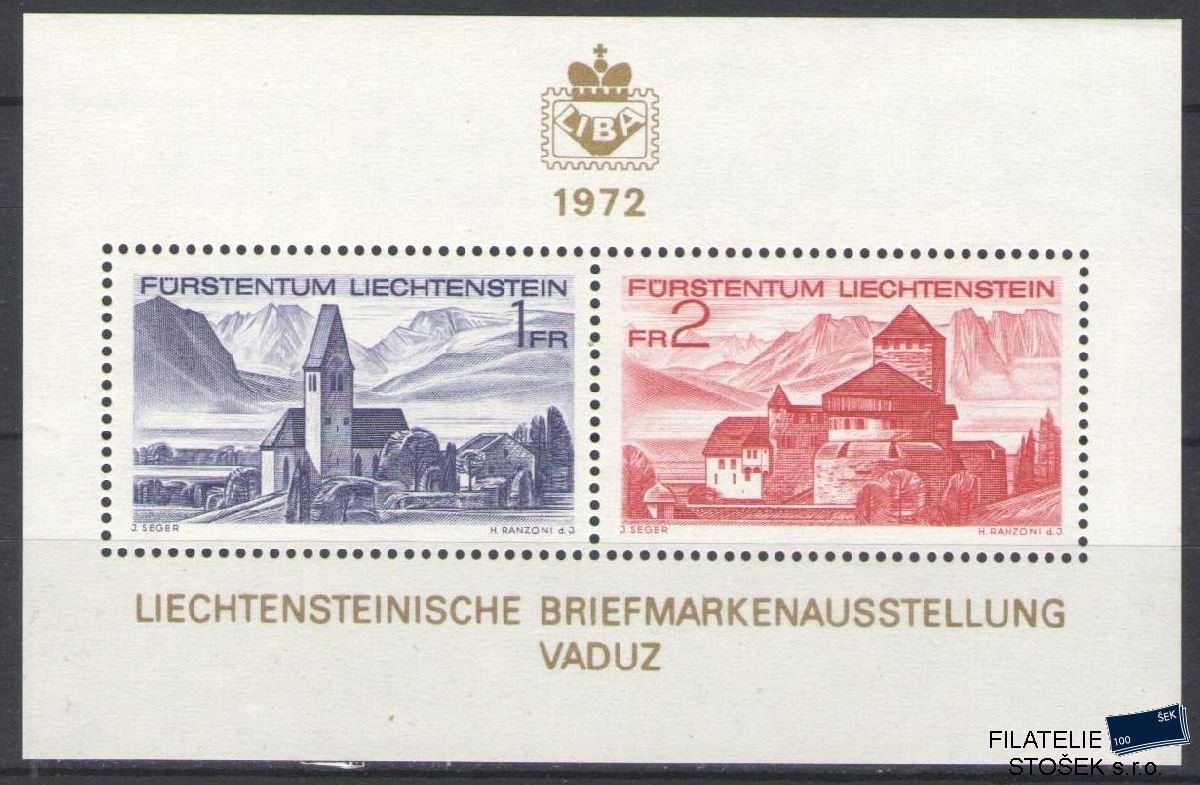 Liechtenstein známky Mi Blok 9
