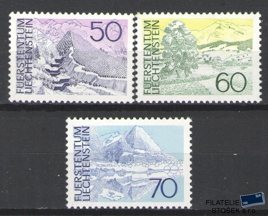 Liechtenstein známky Mi 584-86