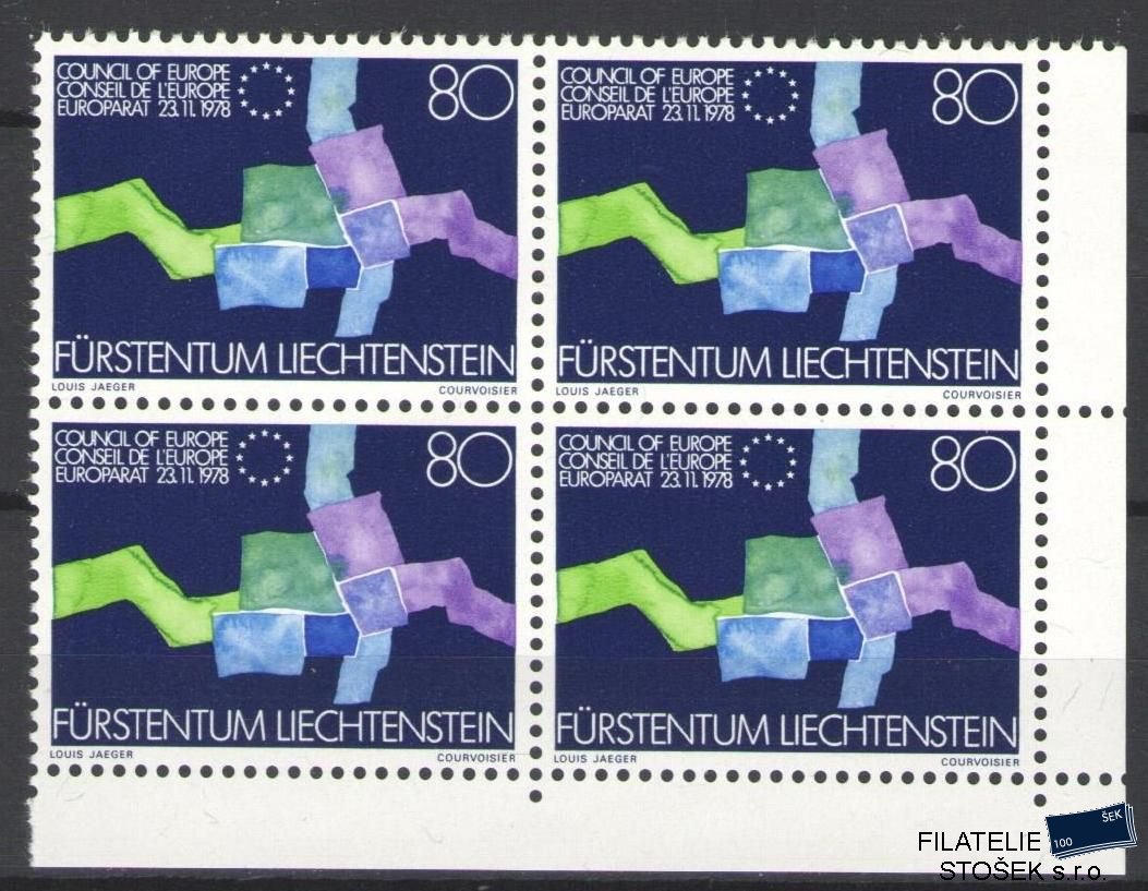 Liechtenstein známky Mi 729 4 Blok