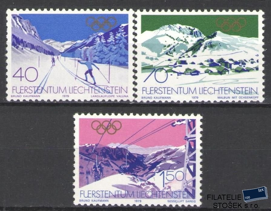Liechtenstein známky Mi 735-37