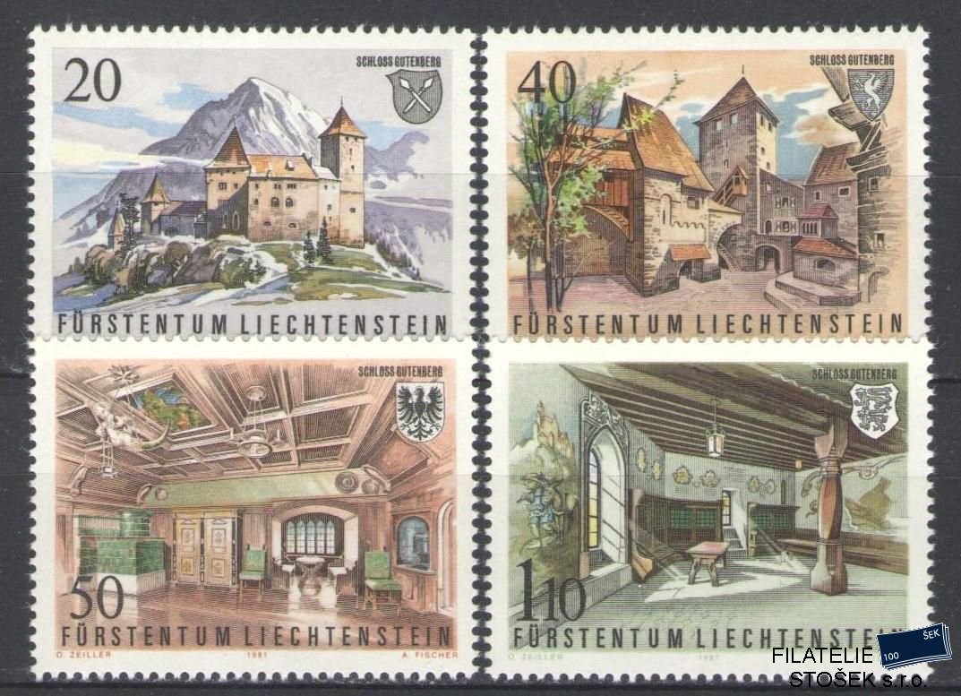 Liechtenstein známky Mi 780-83
