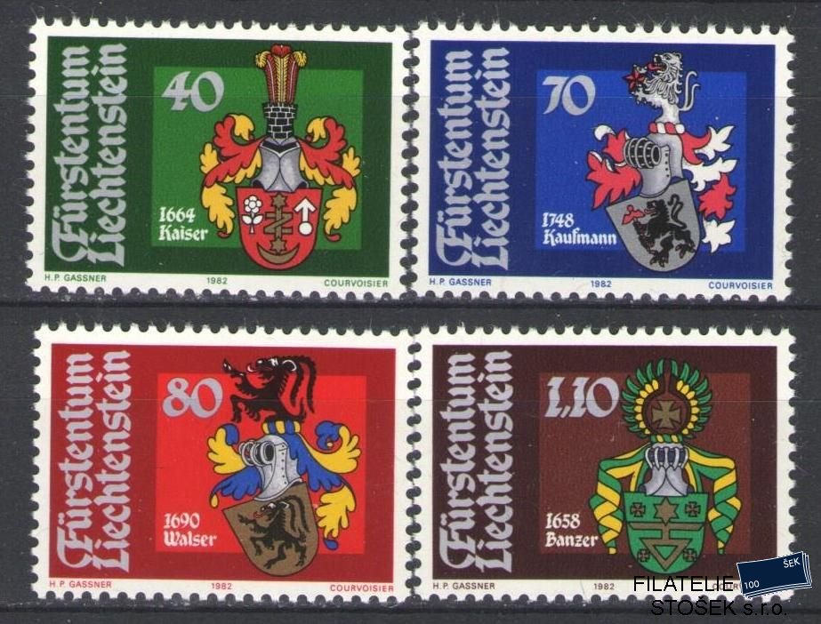 Liechtenstein známky Mi 793-96