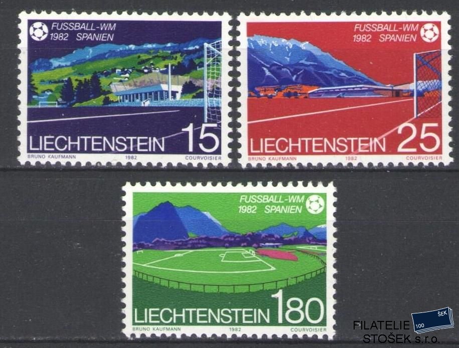 Liechtenstein známky Mi 799-801