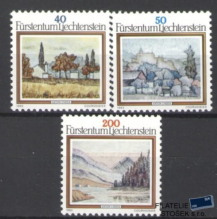 Liechtenstein známky Mi 821-23