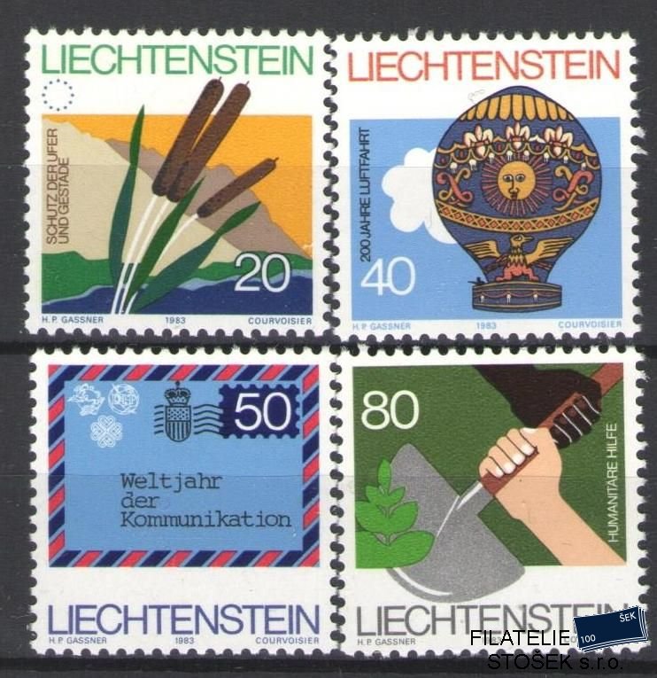 Liechtenstein známky Mi 824-27
